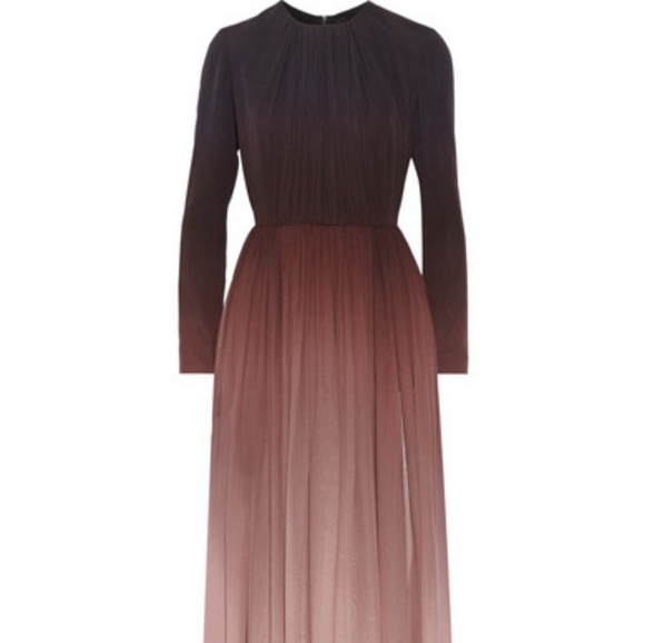 ISO Elie Saab Degrade Ombre Gradient Dress - Picture 2 of 3